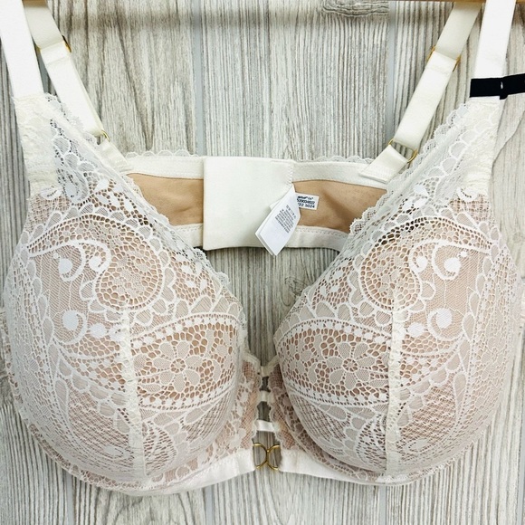 aerie Other - NEW! AERIE REAL POWER Plunge Bra White Lace NWT Size 40D